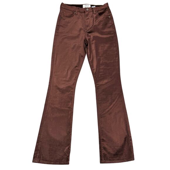 AGOLDE Nico High Rise Slim Boot Sz 23 Chocolate Milk - Picture 4 of 9